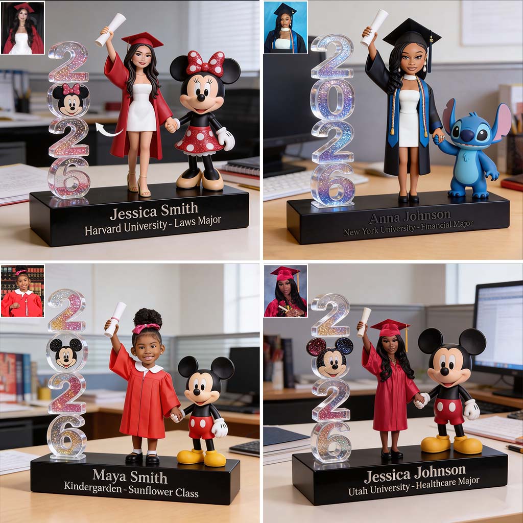 I Did It With You - Personalized Graduation Custom Shaped Acrylic Plaque