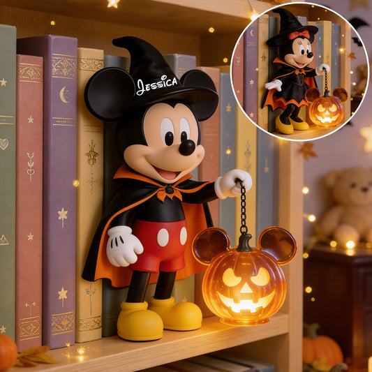 Spooky Night - Personalized Mouse Bookshelf Lamp