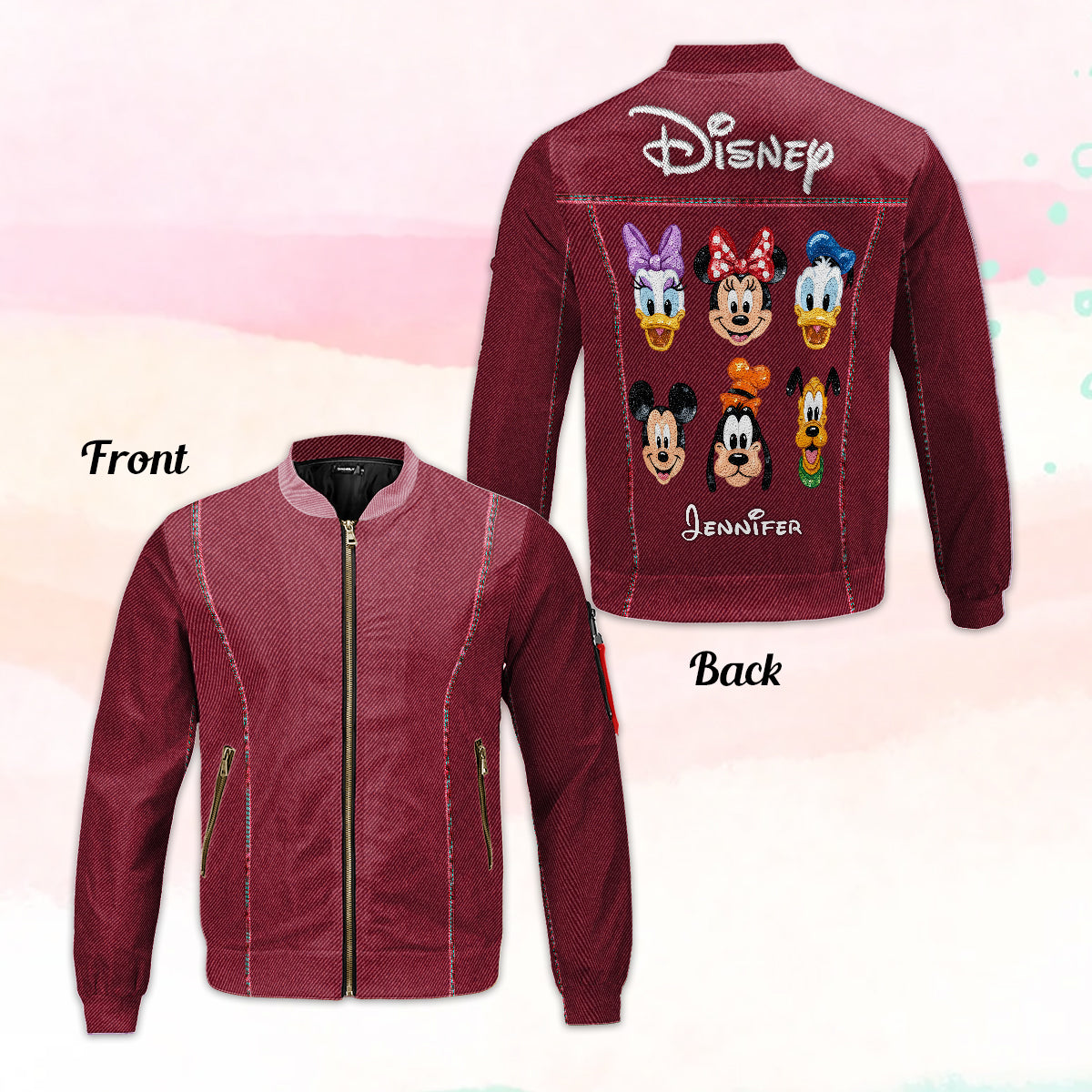 Friends - Personalized Mouse Bomber Jacket