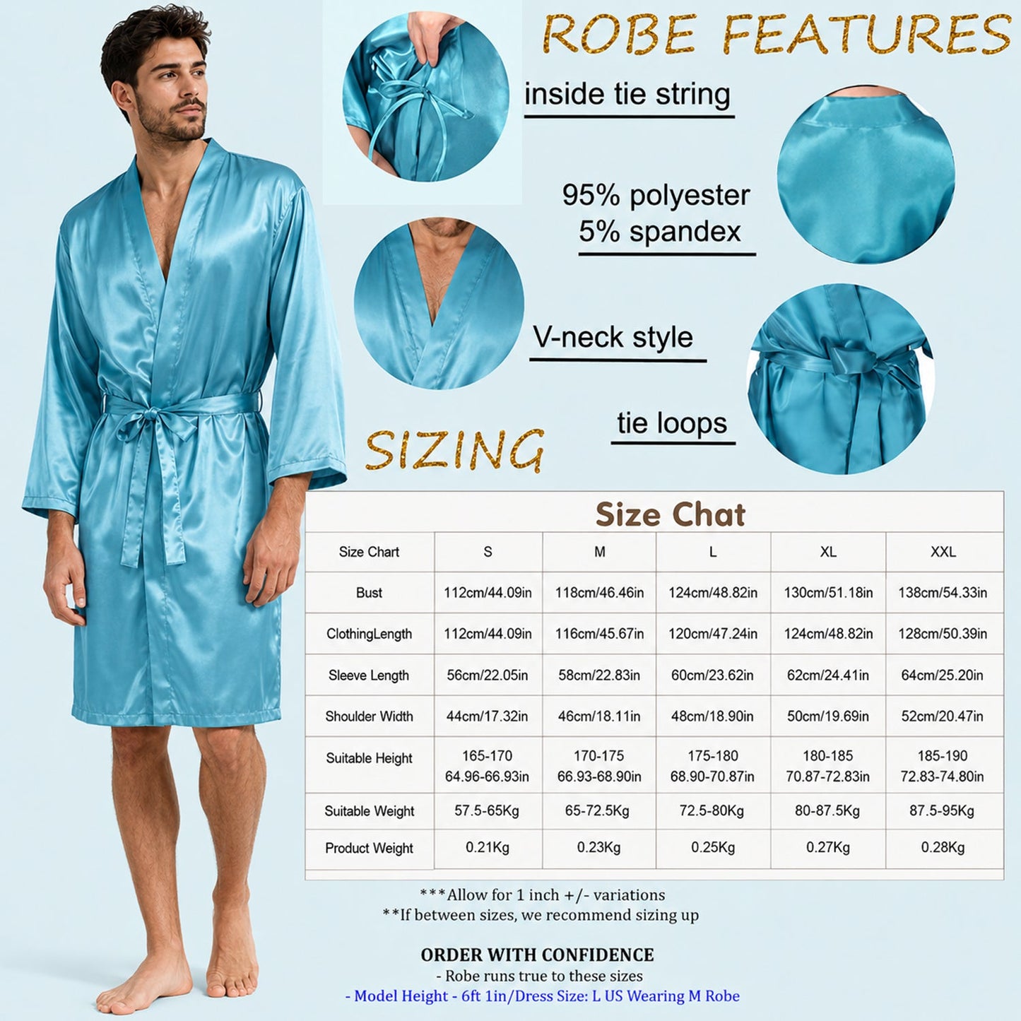Til The Season - Personalized Mouse Satin Robe