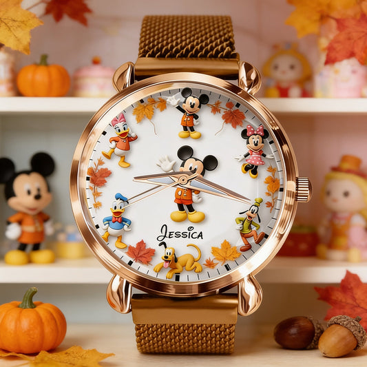 It's Fall Y'all - Personalized Mouse Women Hand Watch