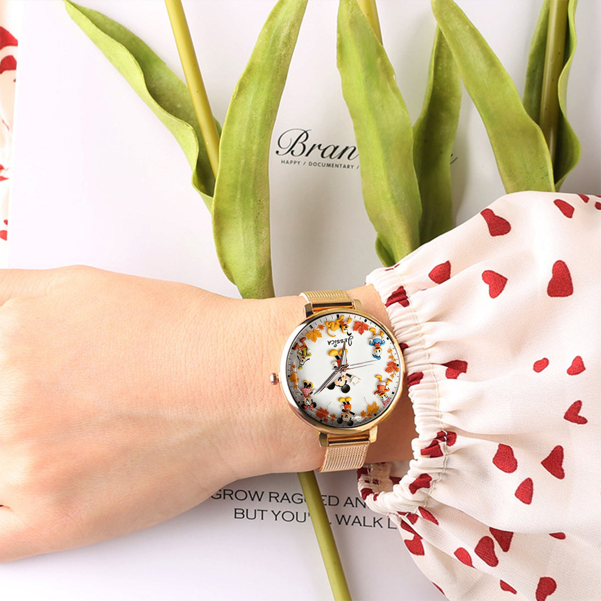 It's Fall Y'all - Personalized Mouse Women Hand Watch