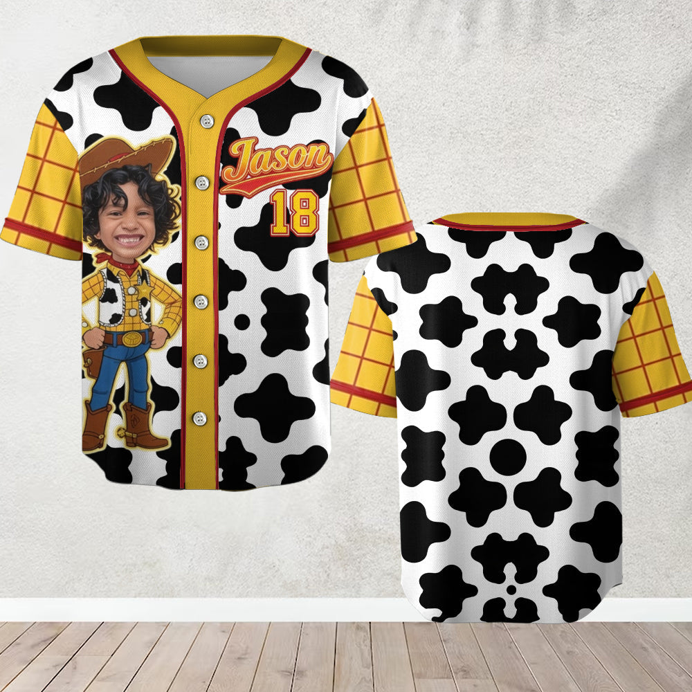 To Infinity And Beyond - Personalized Movie For Kids Baseball Jersey