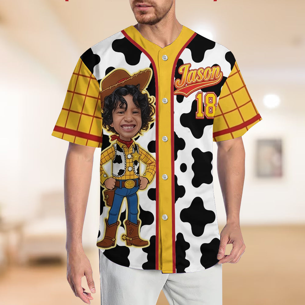 To Infinity And Beyond - Personalized Movie For Kids Baseball Jersey