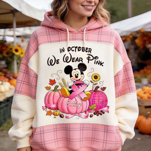 In October We Wear Pink - Personalized Breast Cancer Awareness All Over Shirt