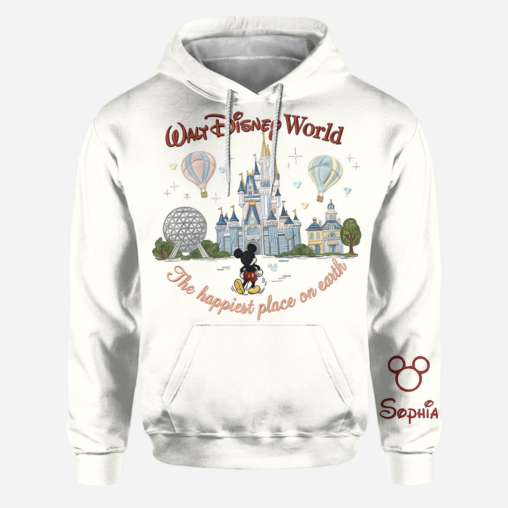The Happiest Place - Personalized Mouse Hoodie and Leggings