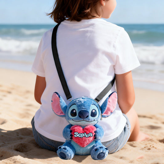 Ohana Means Family - Personalized Ohana Plush Crossbag