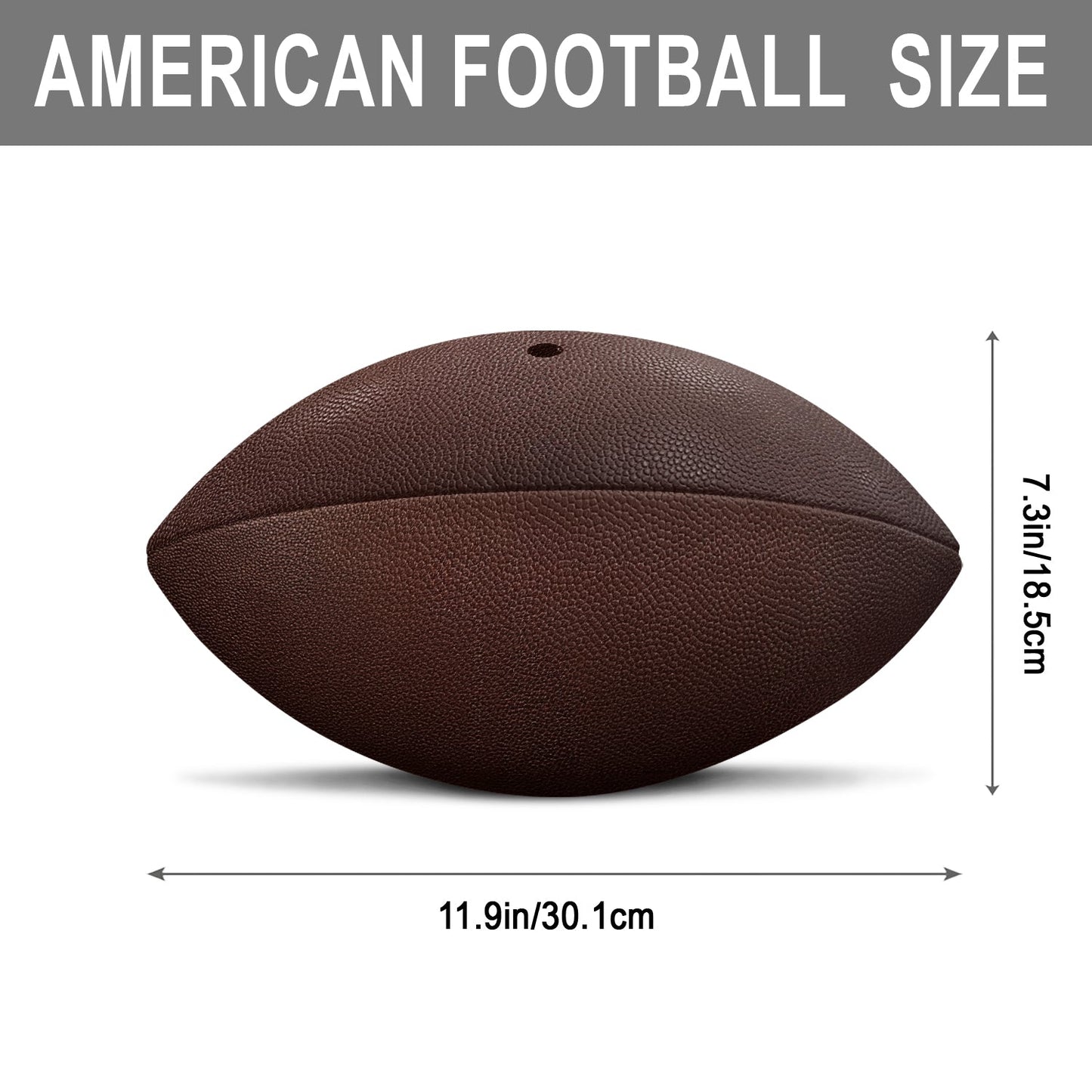 Any Photo Love Football - Personalized Football Multi-Sport Ball