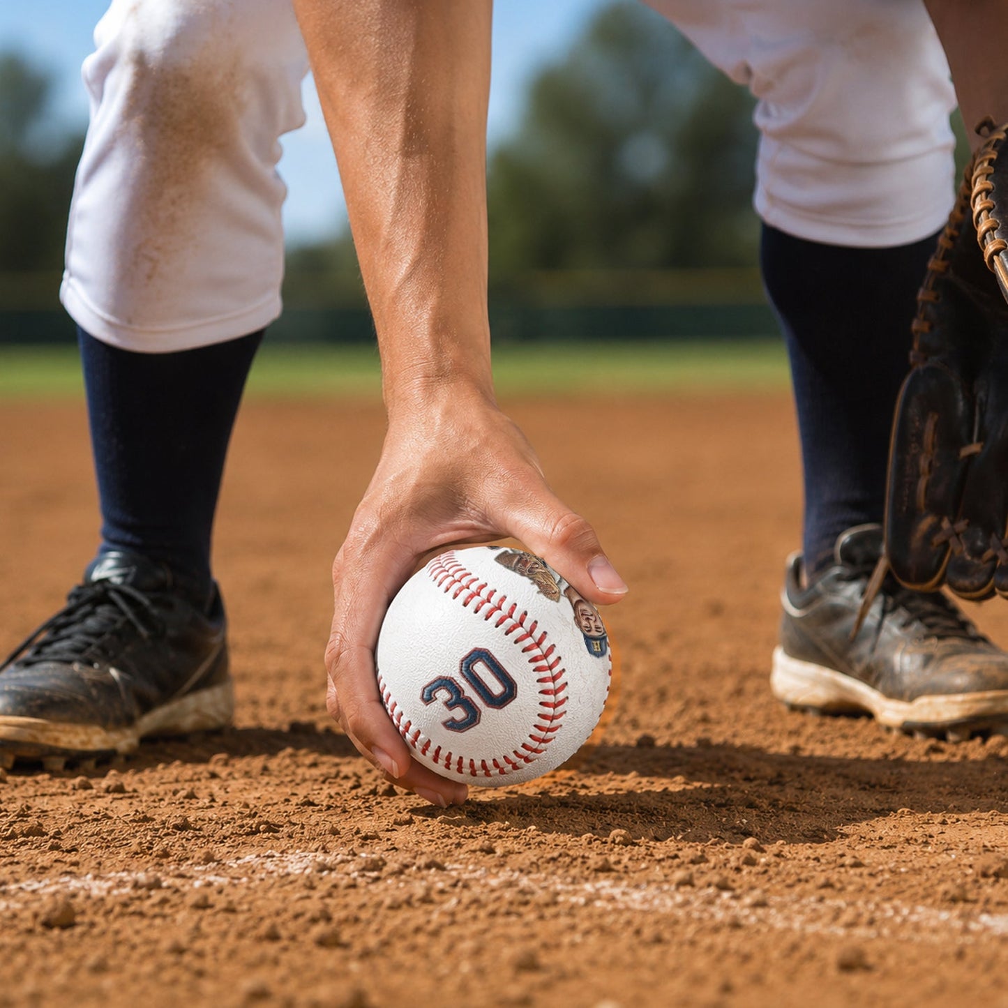 Any Photo Love Baseball - Personalized Baseball Multi-Sport Ball