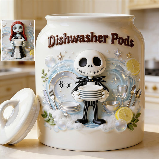 Dishwasher Pods - Personalized Nightmare Dishwasher Pod Container