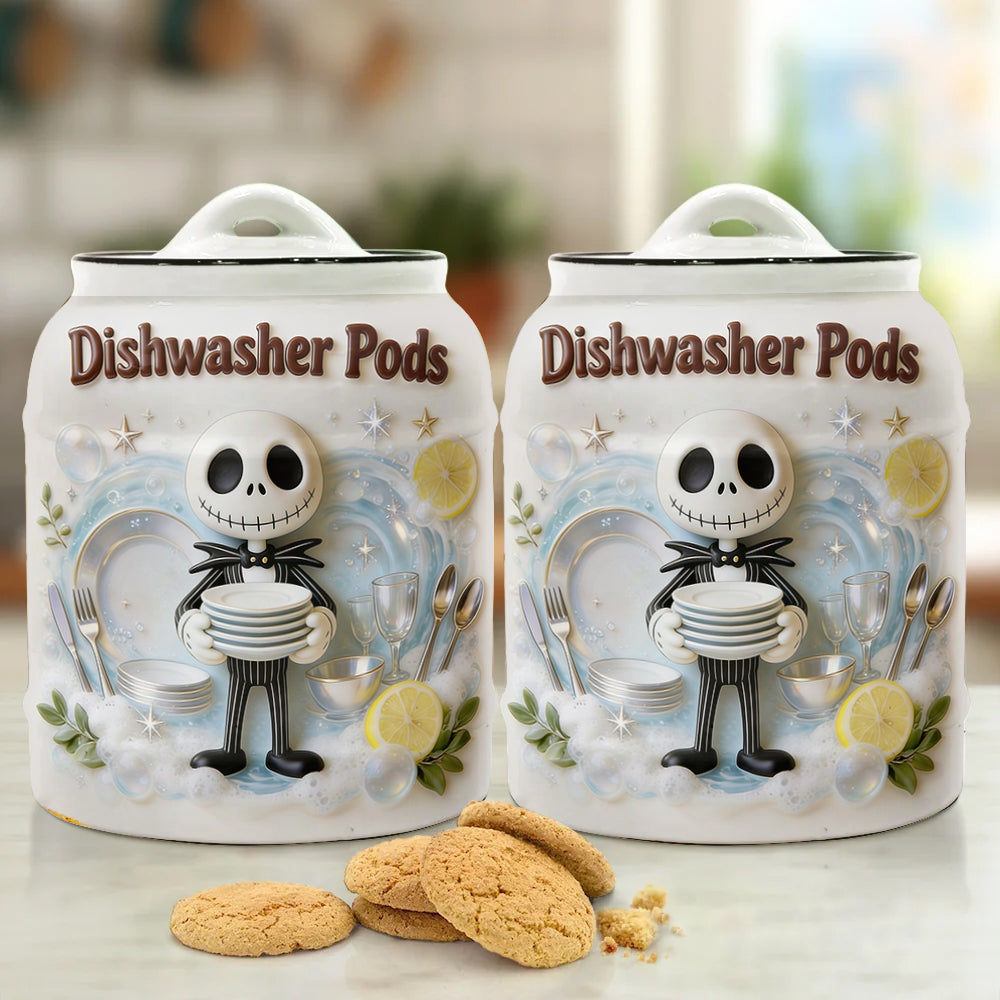 Dishwasher Pods - Personalized Nightmare Dishwasher Pod Container