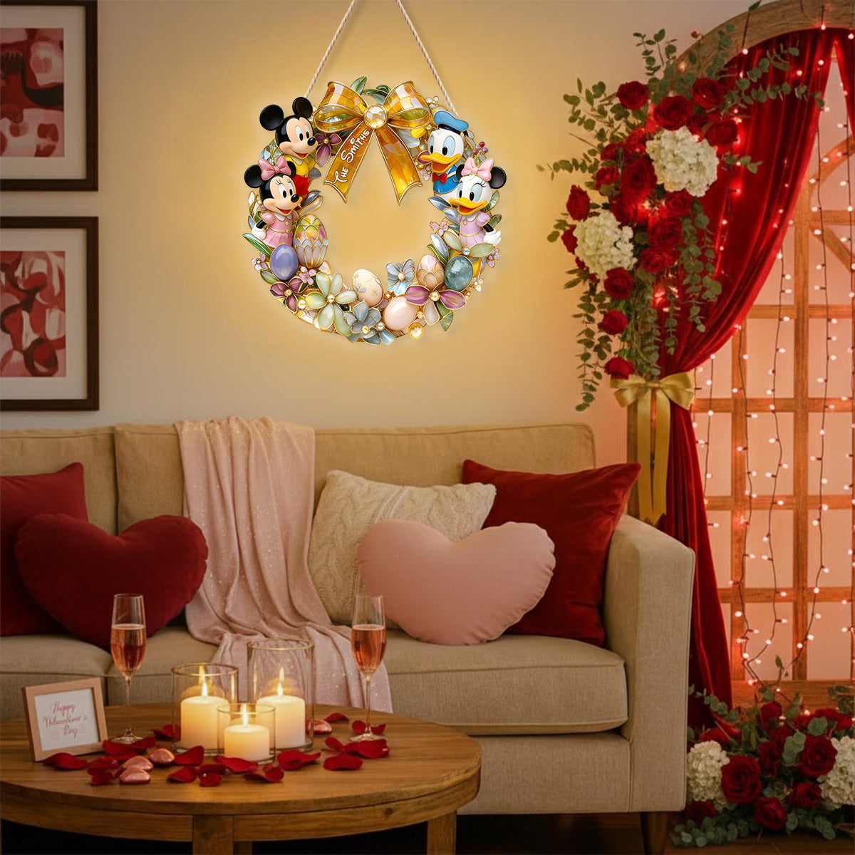 Magical Easter - Personalized Mouse LED Light Acrylic Sign