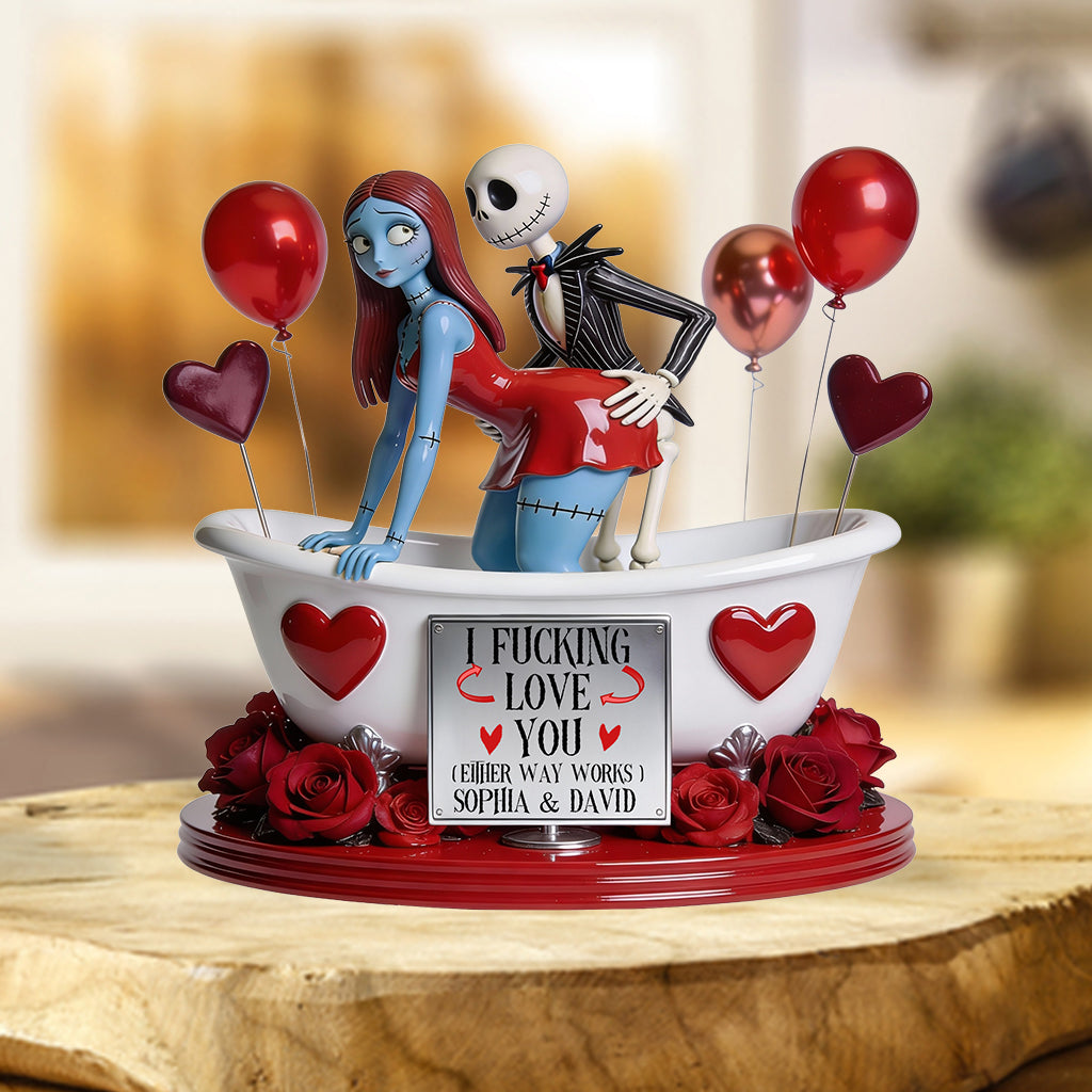 Bath Tub Love - Personalized Nightmare Custom Shaped Acrylic Plaque