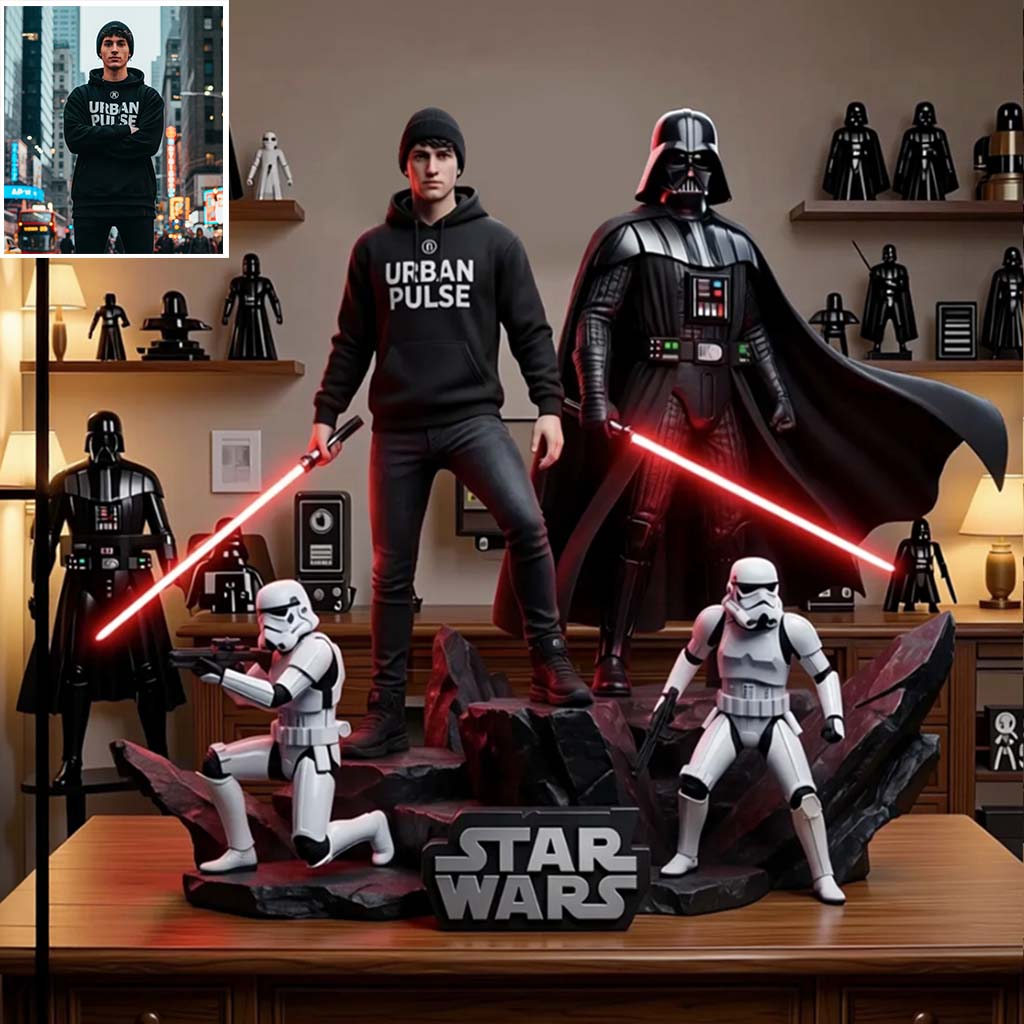 The Power Of The Dark - Personalized The Force Custom Shaped Acrylic Plaque