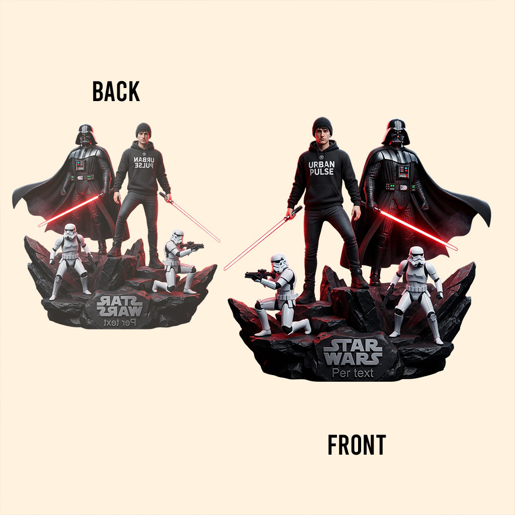 The Power Of The Dark - Personalized The Force Custom Shaped Acrylic Plaque