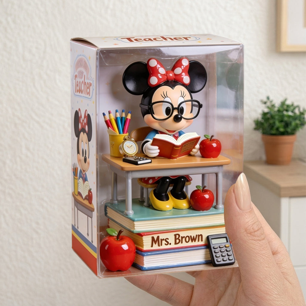 Teacher Gift - Personalized Mouse Acrylic Display Box