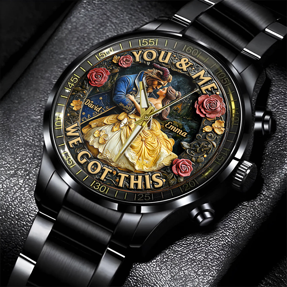 You & Me We Got This - Personalized Couple Hand Watch