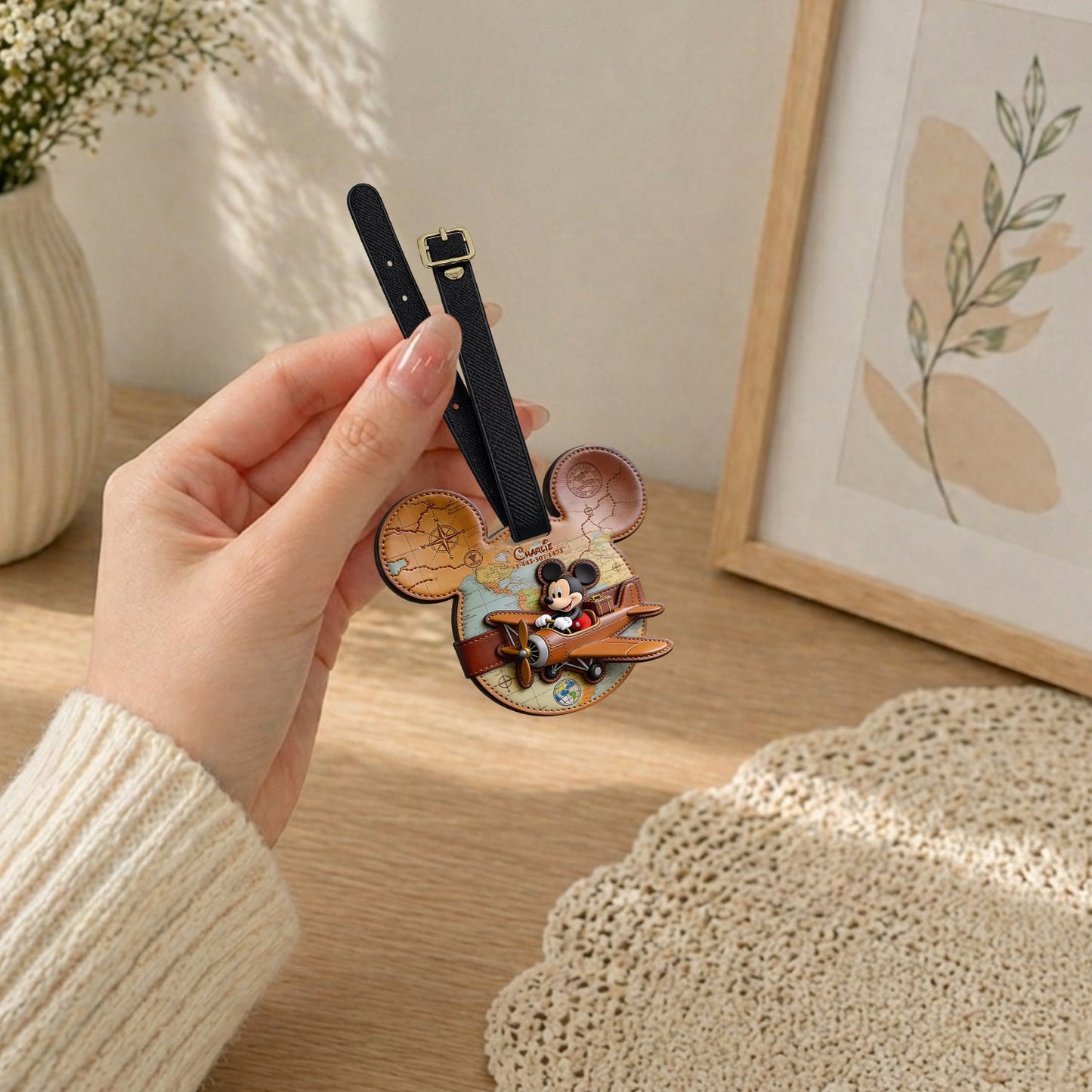 Magical Trip - Personalized Mouse Luggage Tag