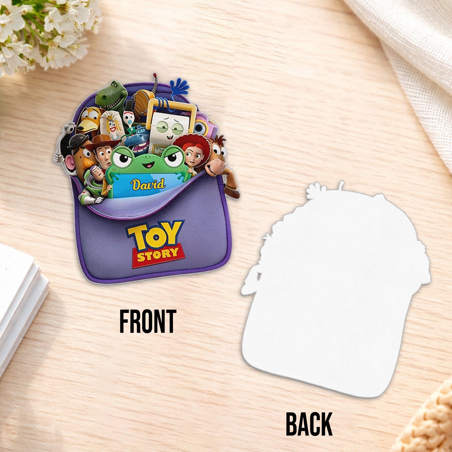 Friends - Personalized Movie For Kids Changeable Leather Patch Backpack