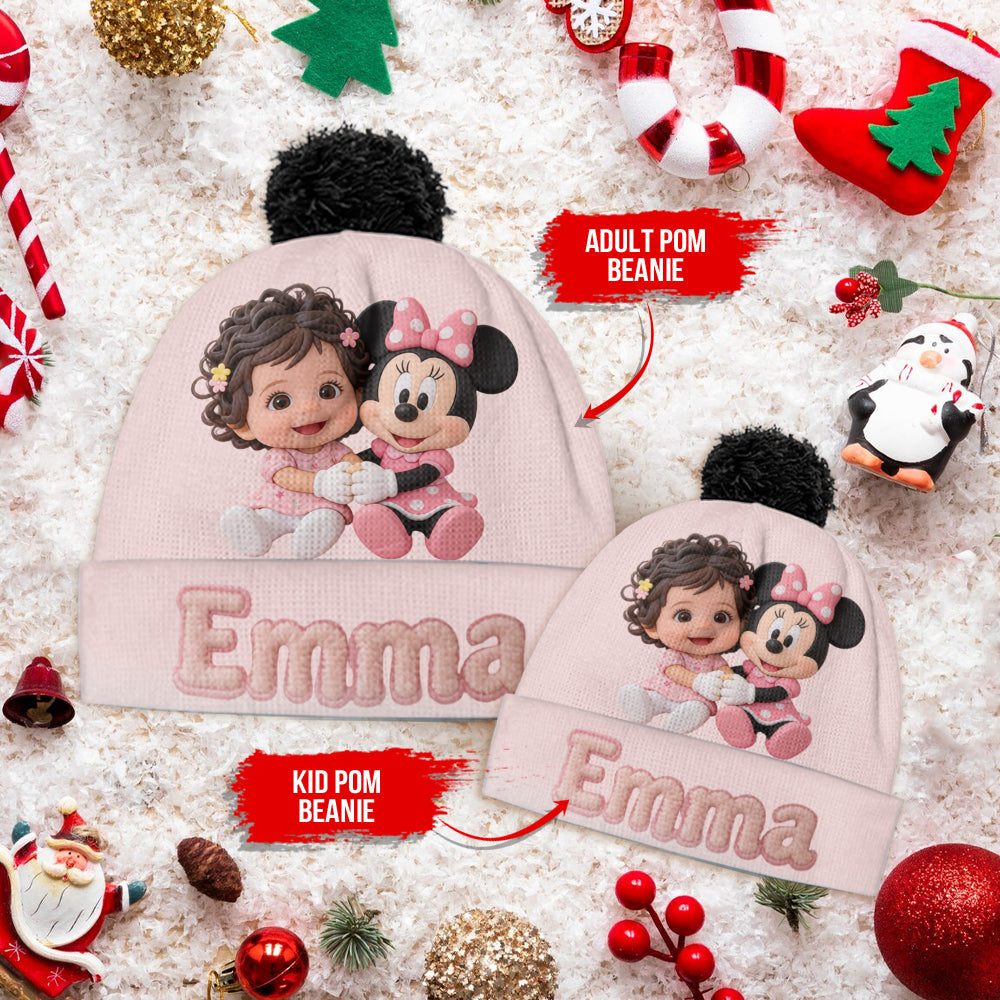 Any Photo, Any Character - Gift For Kids - Personalized Kid Beanie Hat