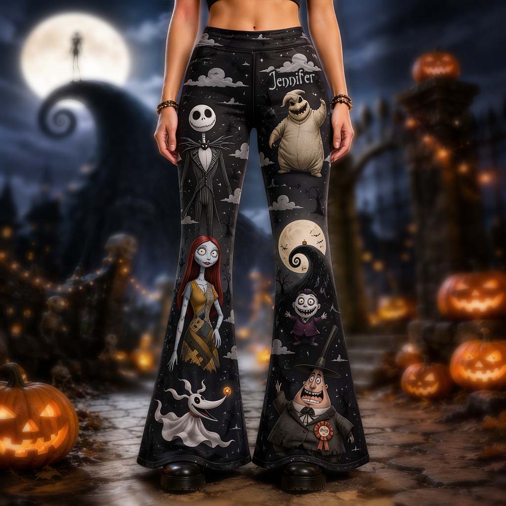 Jack The Nightmare - Personalized Nightmare Flare Leggings