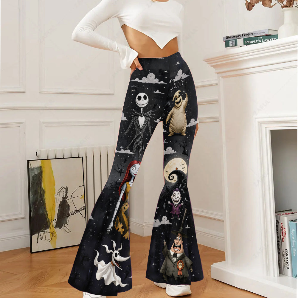 Jack The Nightmare - Personalized Nightmare Flare Leggings