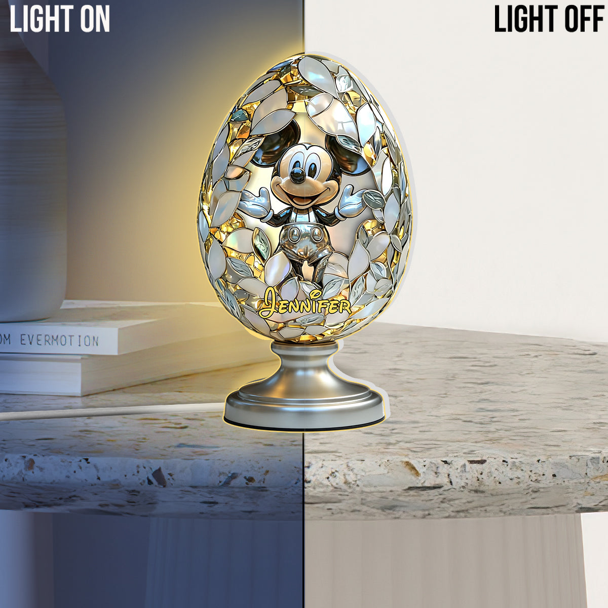 Blessing Home - Personalized Mouse Acrylic LED Night Light