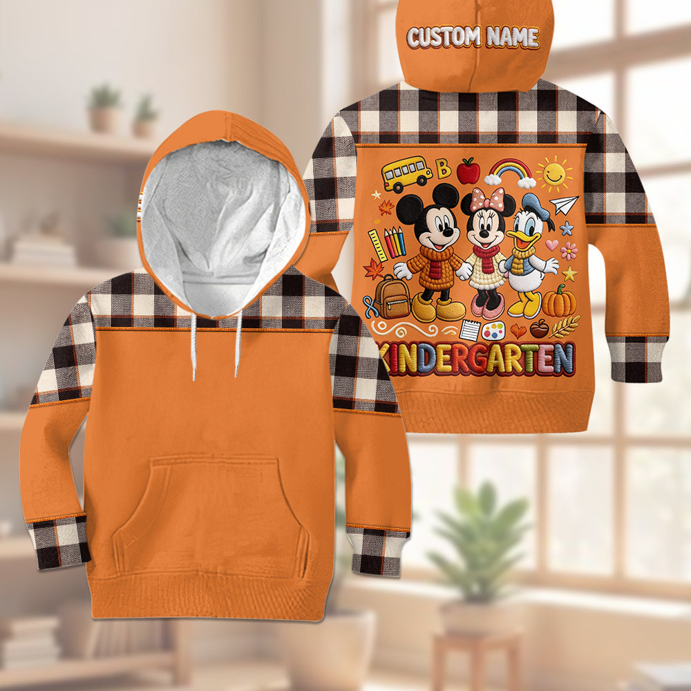 Back To School - Personalized Kid Kid Hoodie & Kid Jogger Sweatpants