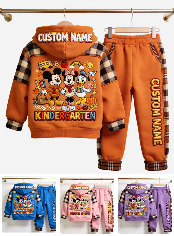 Back To School - Personalized Kid Kid Hoodie & Kid Jogger Sweatpants