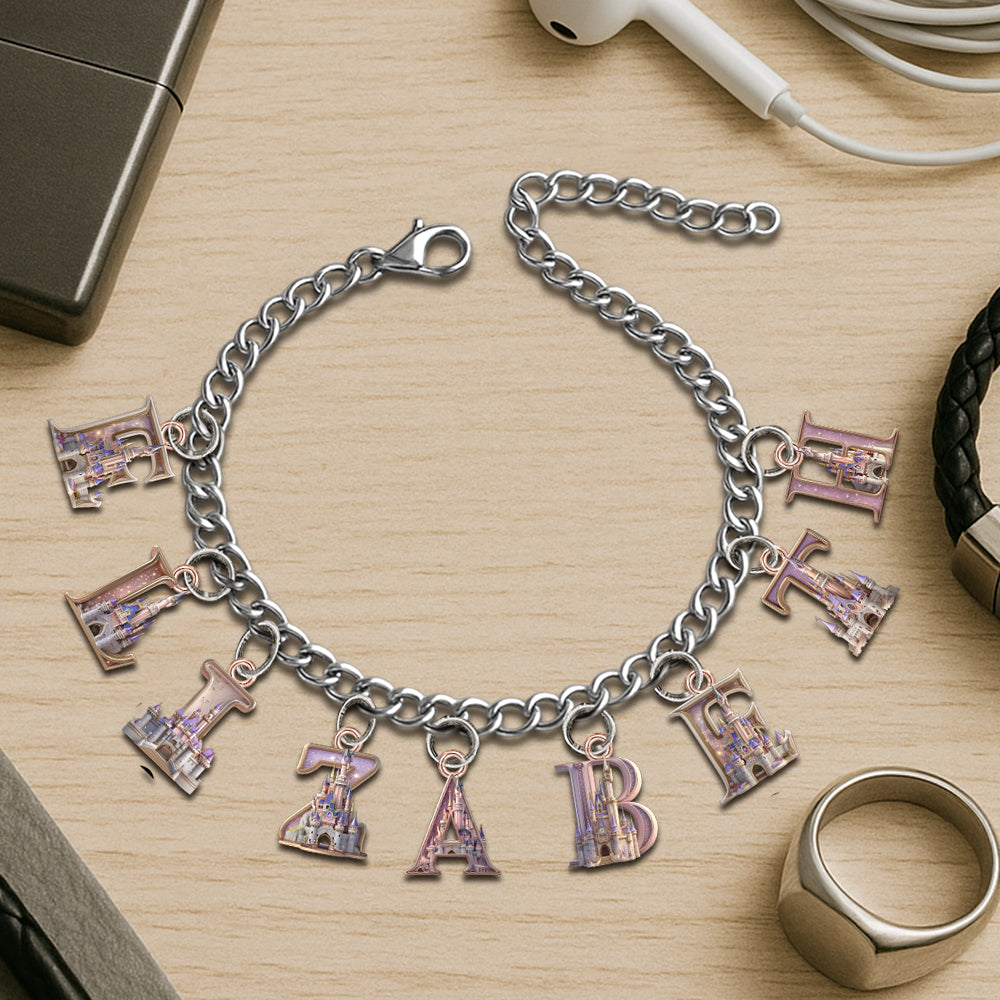 Magical Castle - Personalized Mouse Bracelet With Charms