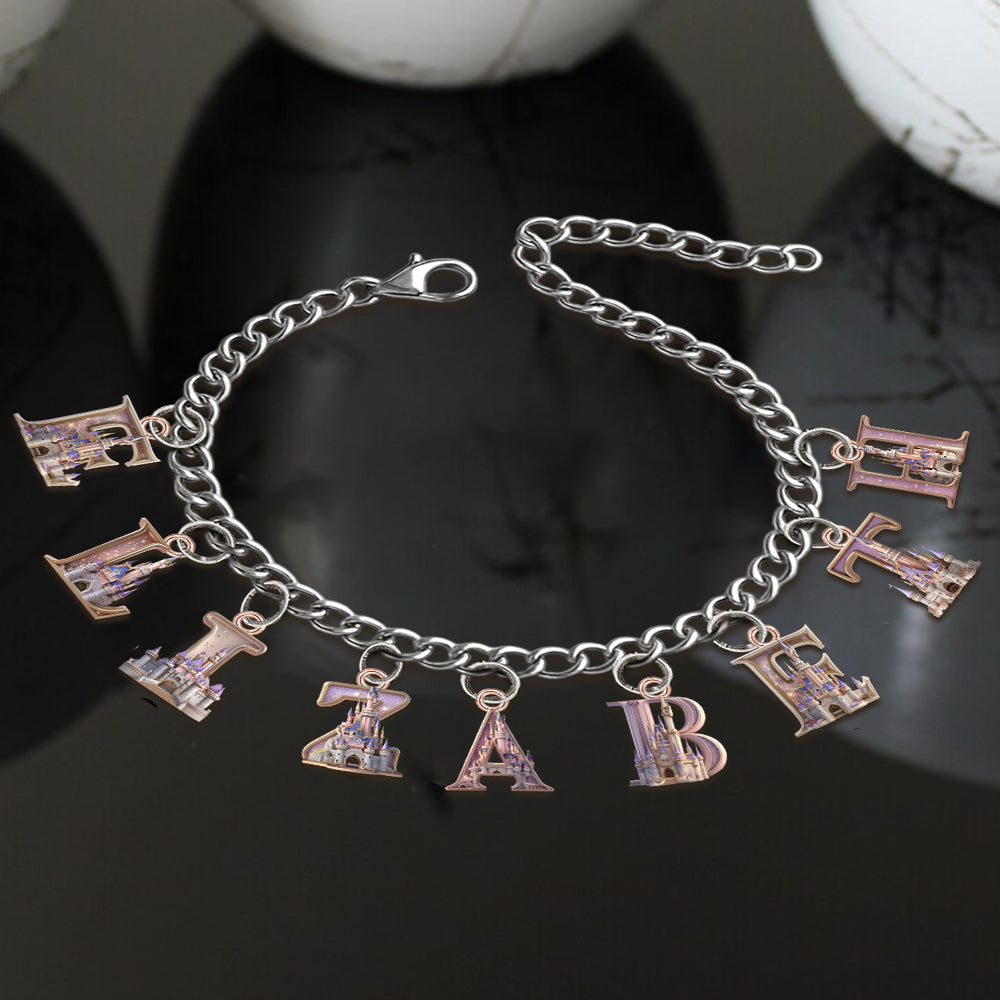 Magical Castle - Personalized Mouse Bracelet With Charms