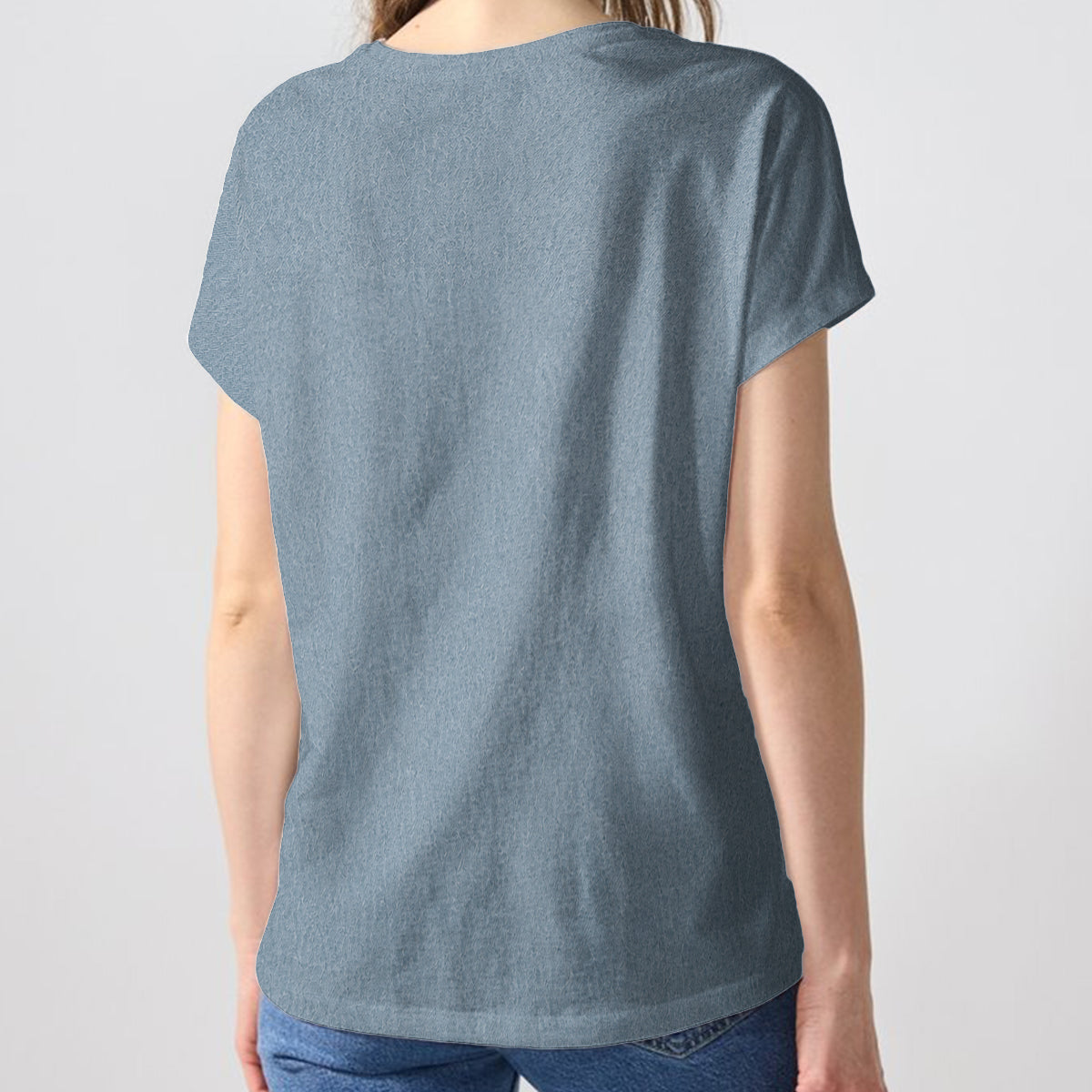 Button Mouse Friends Art Styled Shirt - Personalized Mouse Fully Printed V-Neck T-Shirt