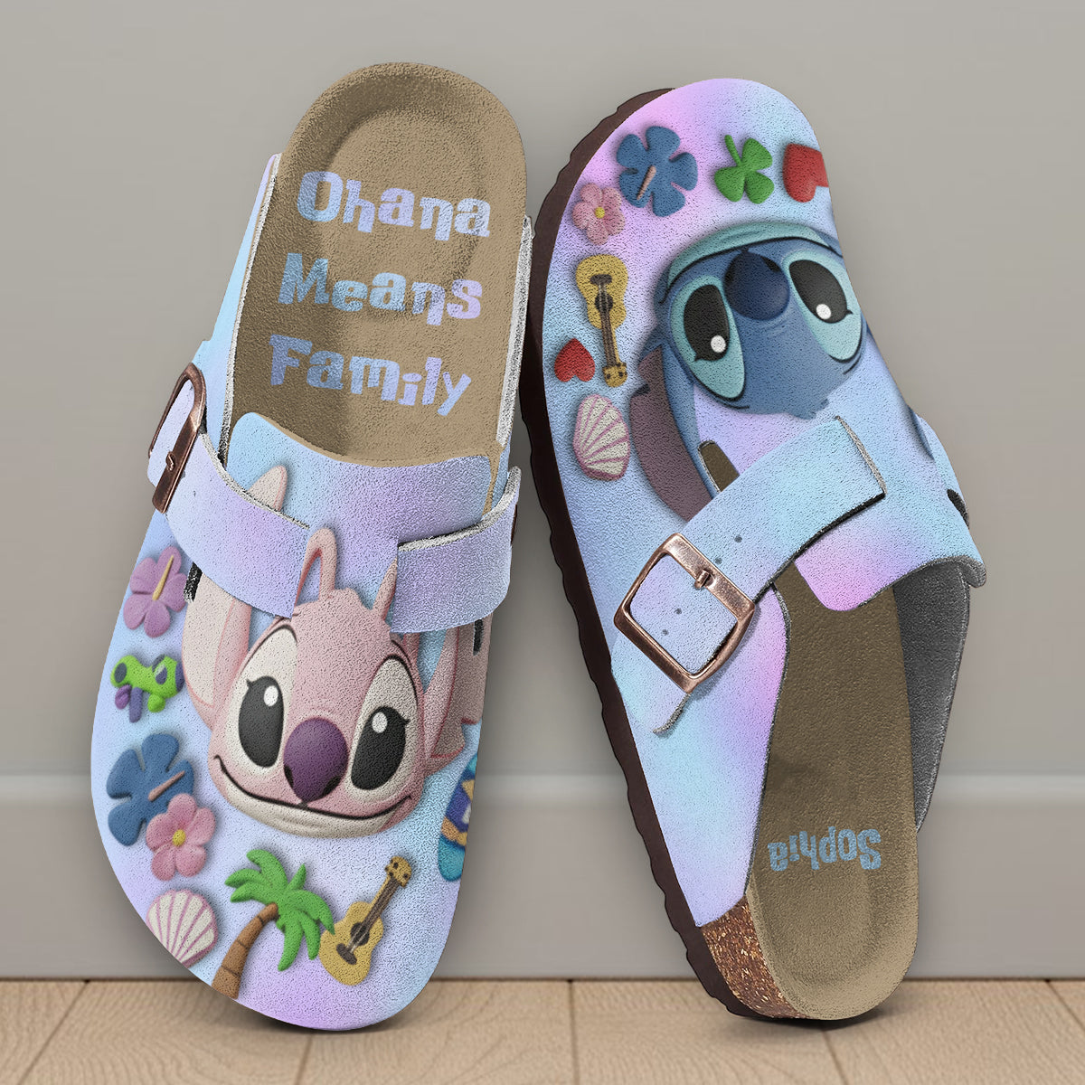 Ohana Means Family - Personalized Ohana Clogs With Arch Support