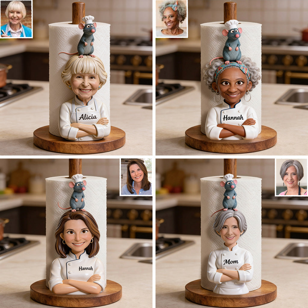 Love Cooking - Personalized Cooking Paper Towel Stand