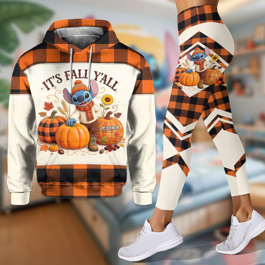 It's Fall Y'All - Personalized Ohana Hoodie and Leggings