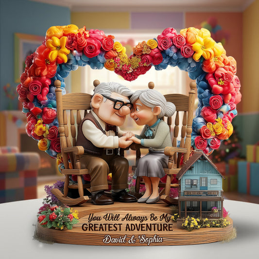 You Will Always Be My Greatest Adventure - Personalized Mouse Custom Shaped Acrylic Plaque