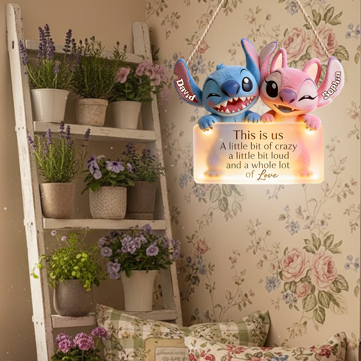 Ohana Means Family - Personalized Ohana LED Light Acrylic Sign