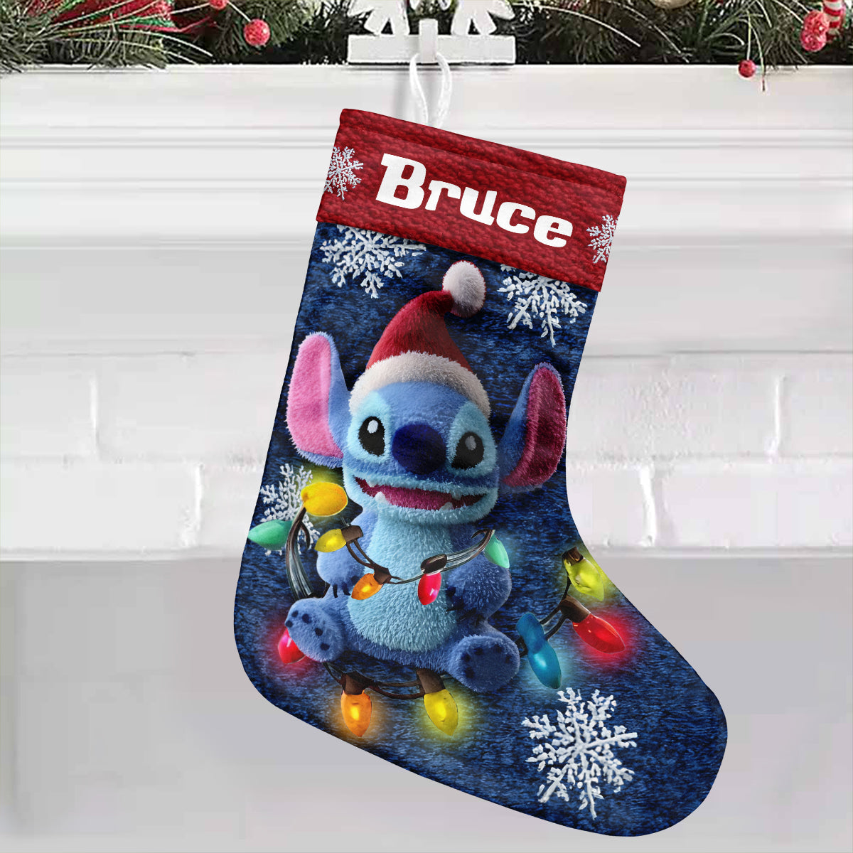 Ohana Means Family Perfect for Holiday Decorations - Personalized Ohana Christmas Stockings