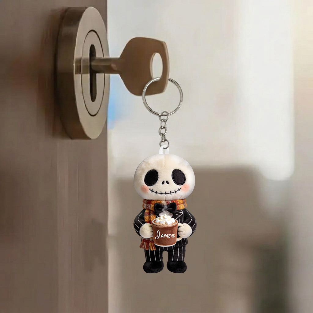 Fall Vibes - Personalized Nightmare Tumbler With Plush Charm