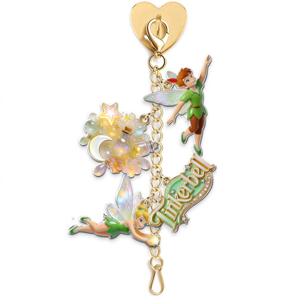 Dreamy Fairy Dust - Personalized Flying Fairy Dangling Charms