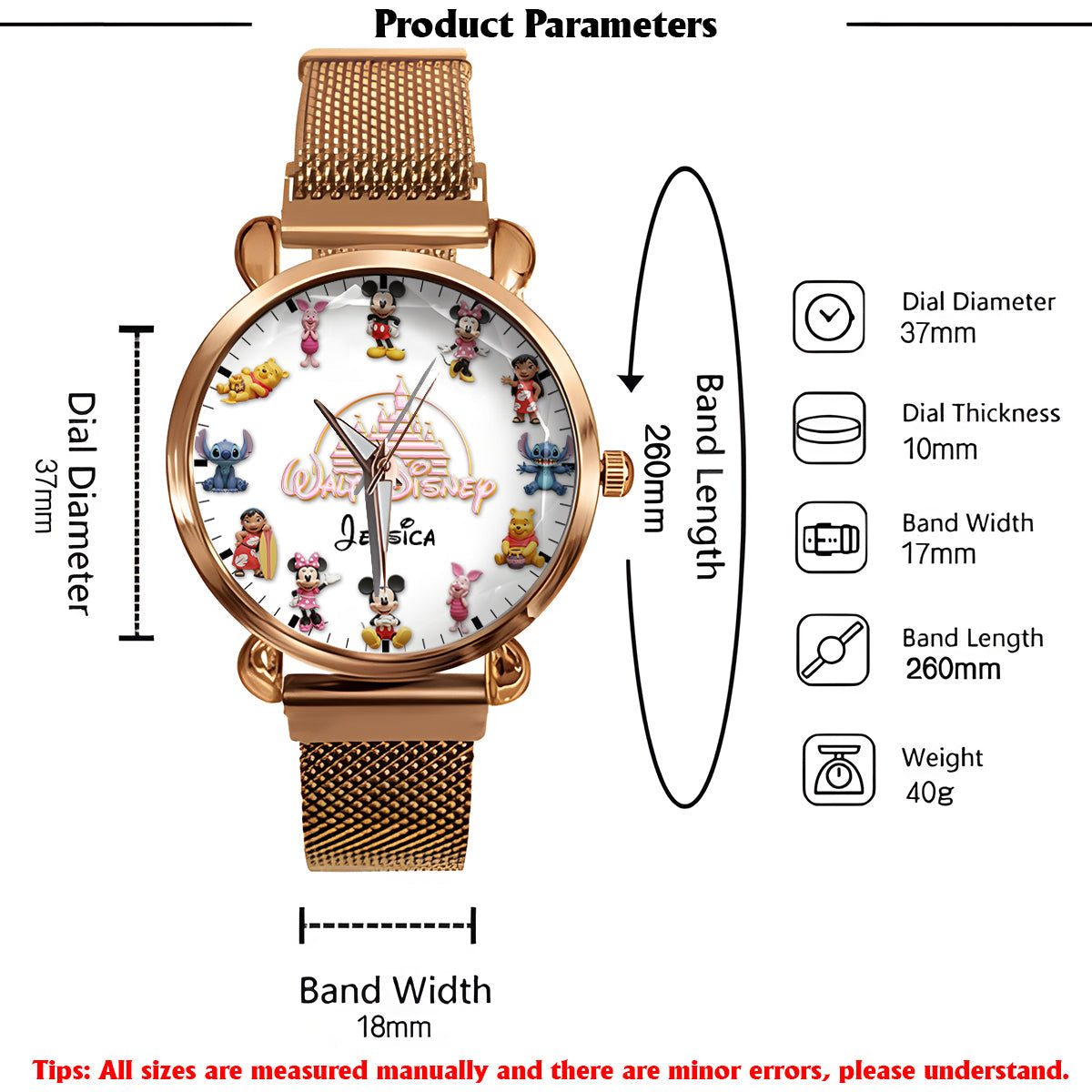 Friends - Personalized Mouse Women Hand Watch