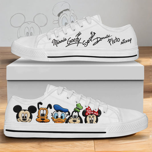 Friends - Personalized Mouse Low Top Shoes