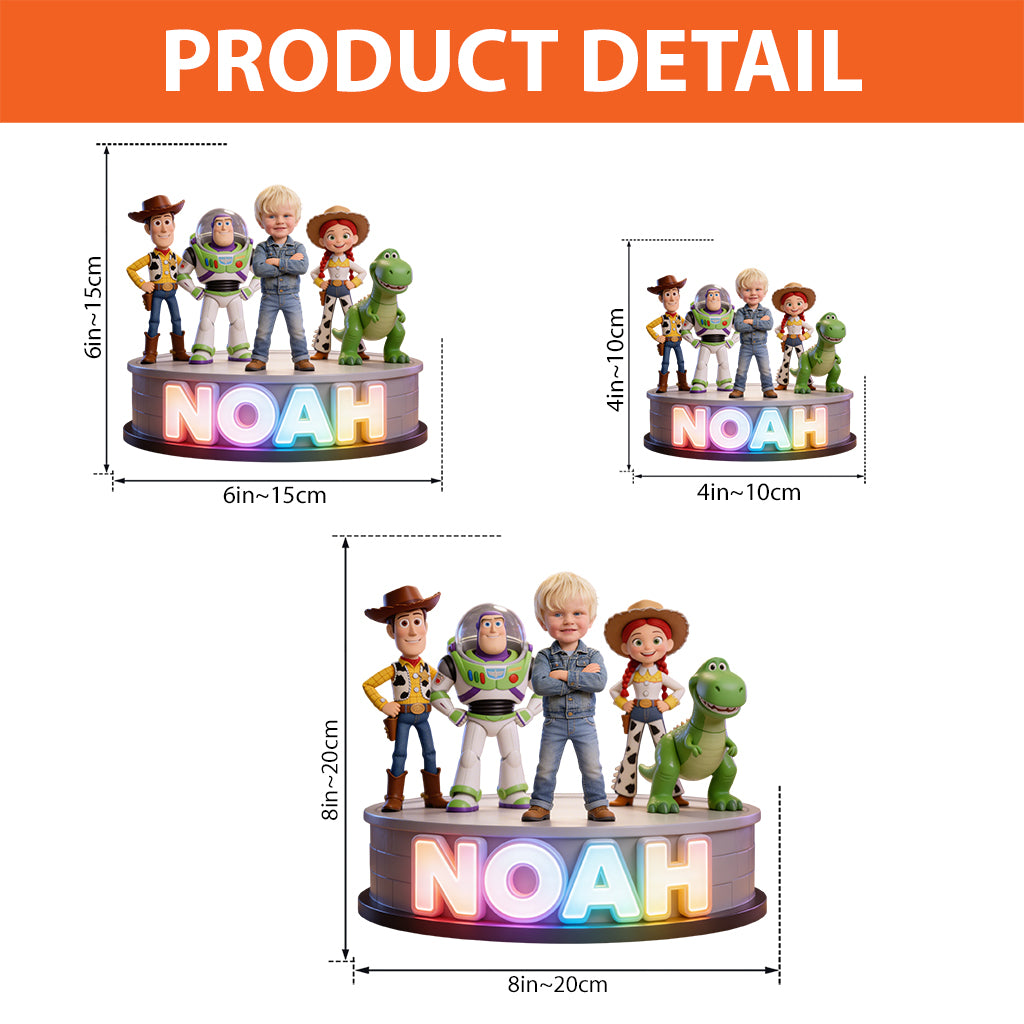 Toys Friend - Personalized Movie For Kids Custom Shaped Acrylic Plaque