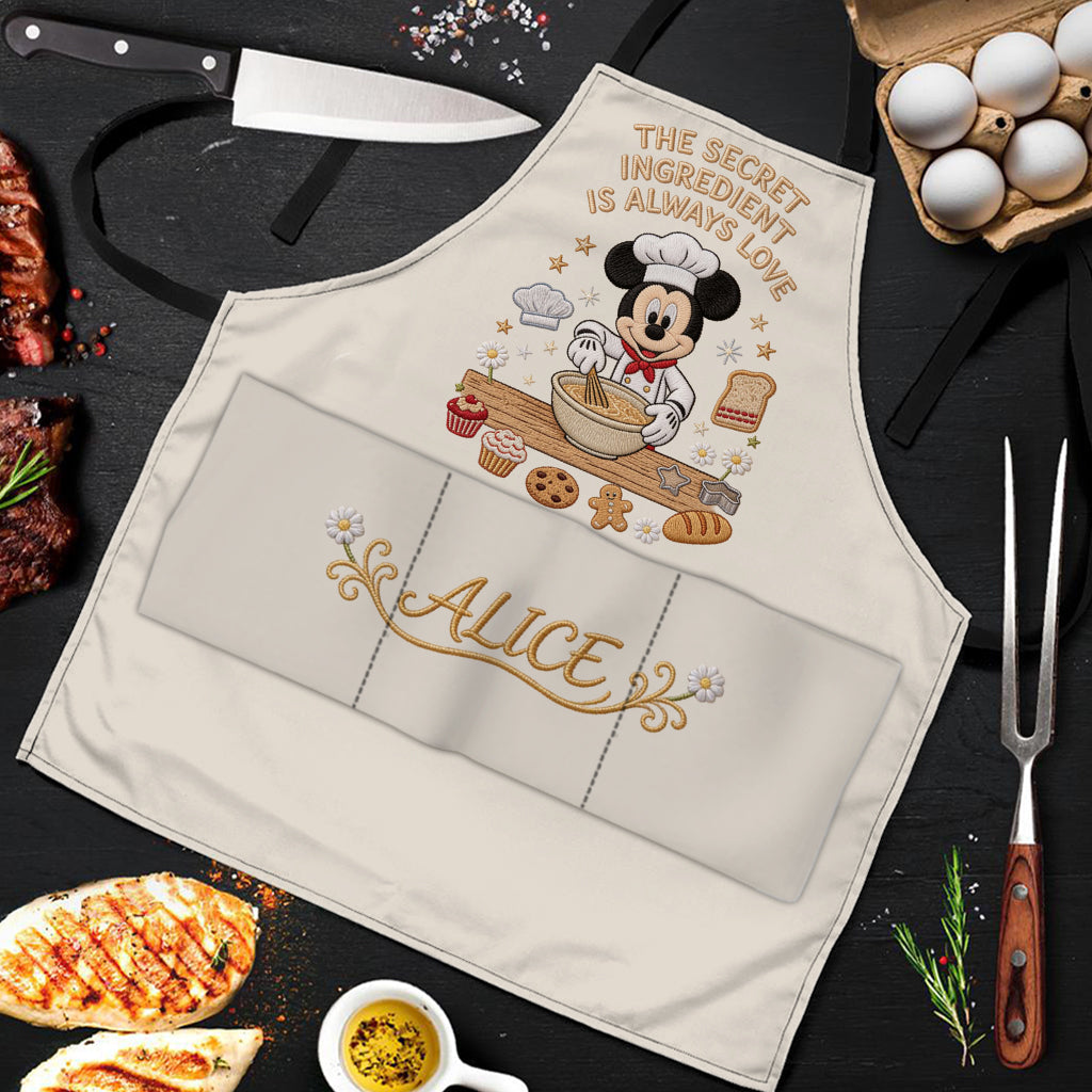 Mouse Chef - Personalized Mouse Apron With Pockets