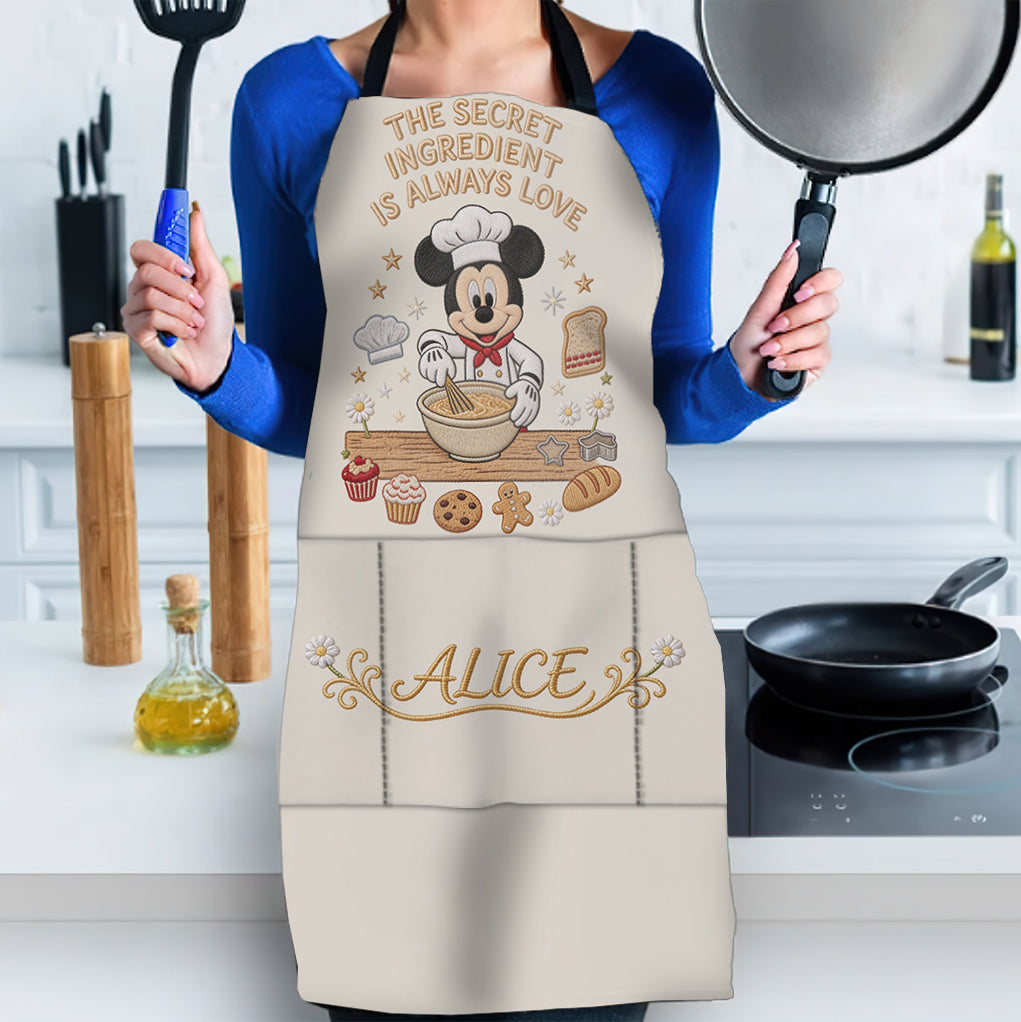 Mouse Chef - Personalized Mouse Apron With Pockets