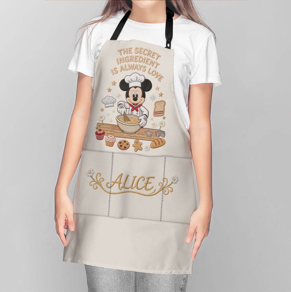 Mouse Chef - Personalized Mouse Apron With Pockets