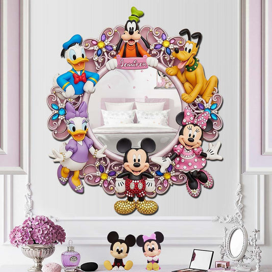 Magical World - Personalized Mouse Wall Hanging Mirror