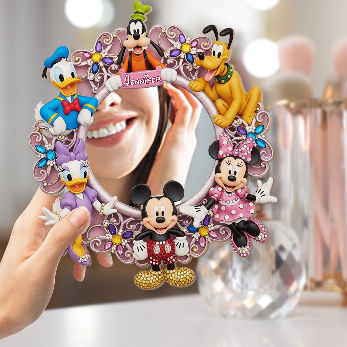 Magical World - Personalized Mouse Wall Hanging Mirror