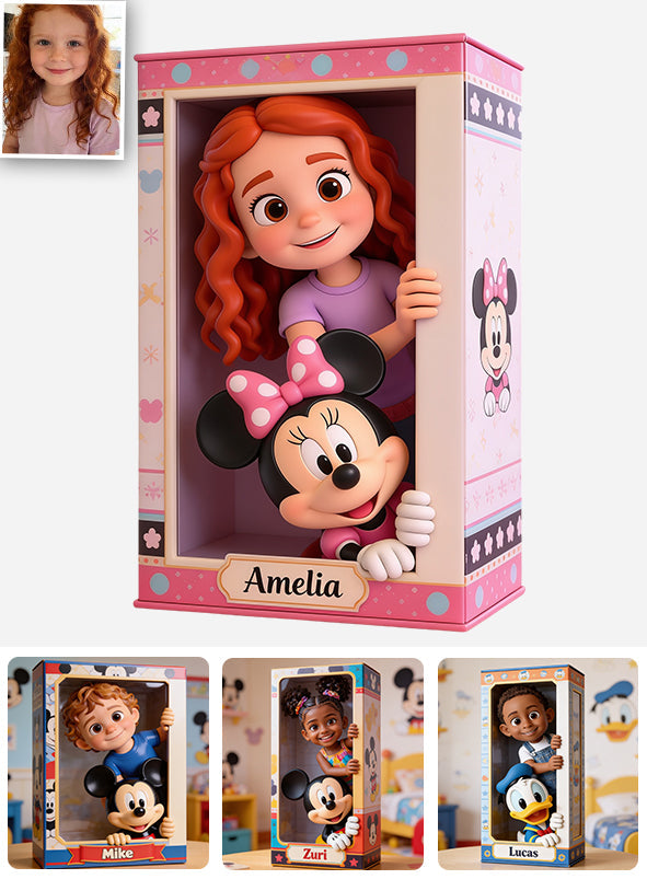 Peekaboo Buddies - Personalized Kid Acrylic Display Box