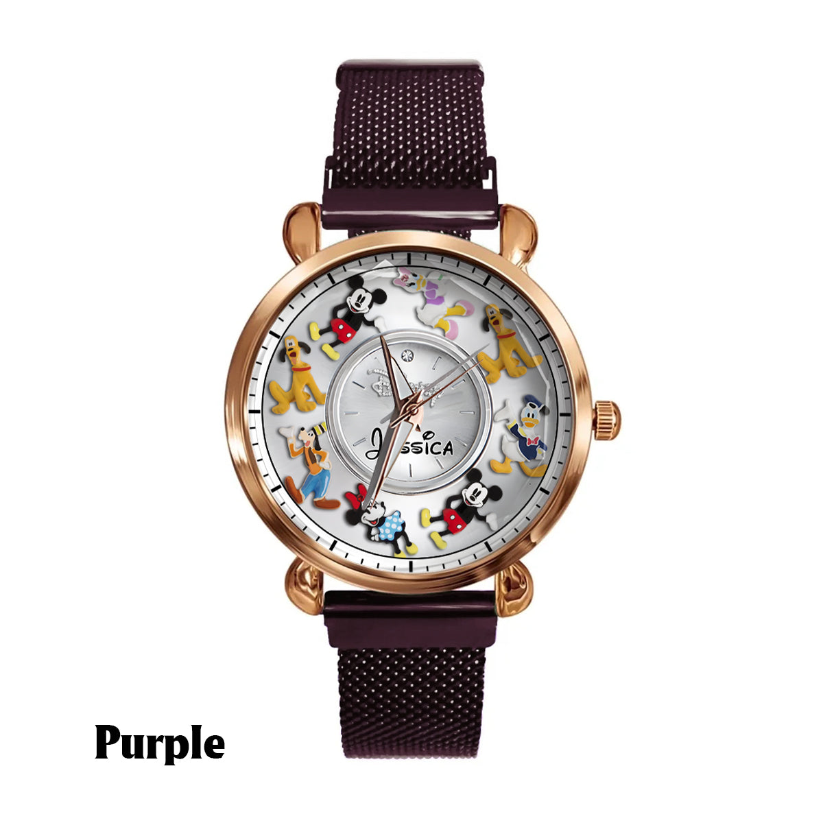 Magical Friends - Personalized Mouse Women Hand Watch